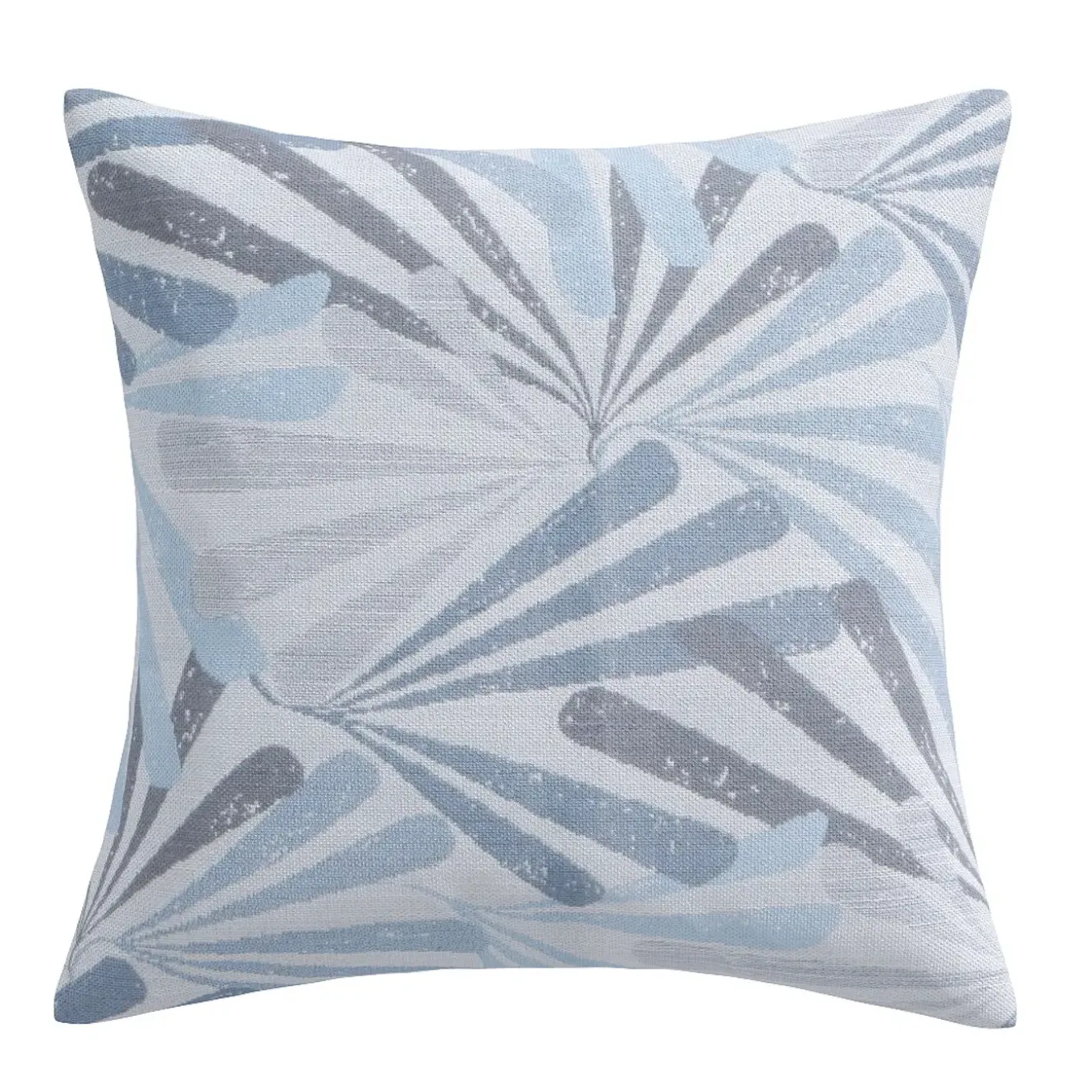 20" Diamond Palm Gray Outdoor Pillow
