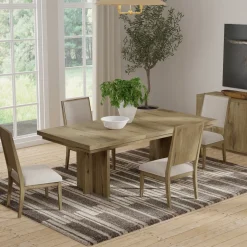 Durian Expandable Trestle Dining Table