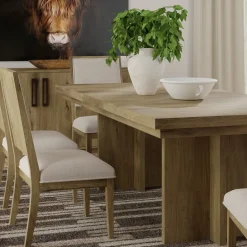 Durian Expandable Trestle Dining Table
