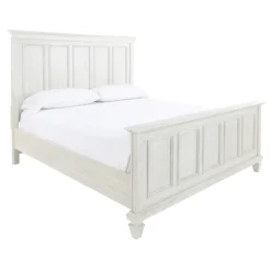 East Bay California King Panel Bed, Dresser, Mirror, Nightstand