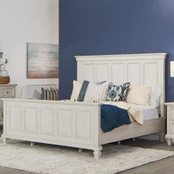 East Bay Eastern King Panel Bed, Dresser, Mirror, Nightstand