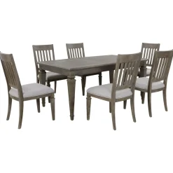 East Bay Extendable Table & 6 Side Chairs