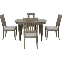 East Bay Round Dining Set Gray