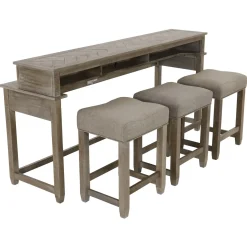 Elise Console Table & 3 Stools