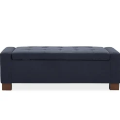 Emmie Navy Storage Bench