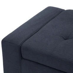 Emmie Navy Storage Bench