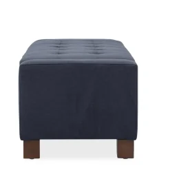 Emmie Navy Storage Bench