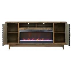 Everett 77 Inch Fireplace Console