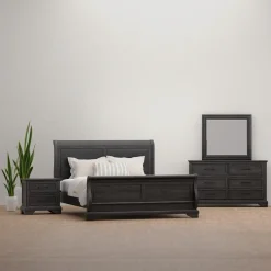 Fallston King Bed, Dresser, Mirror, Nightstand
