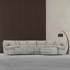 Goliath 6pc Power Chaise Sectional