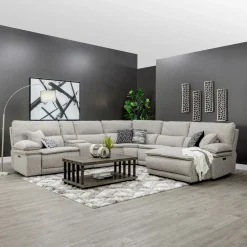Goliath 6pc Power Chaise Sectional