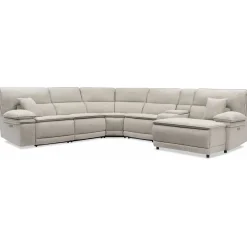 Goliath 6pc Power Chaise Sectional
