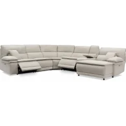 Goliath 6pc Power Chaise Sectional