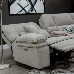 Goliath 6pc Power Chaise Sectional