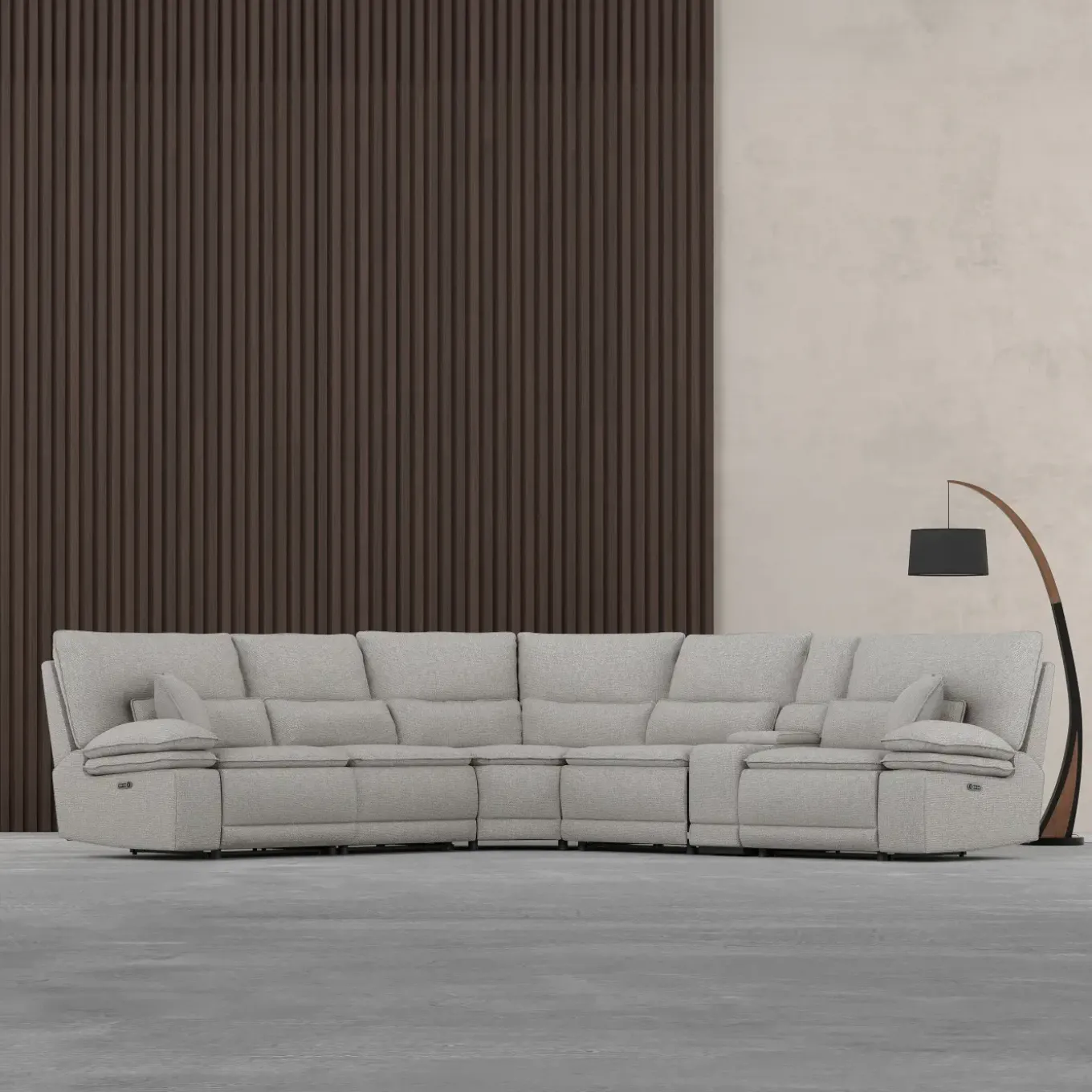 Goliath 6pc Sectional with Console