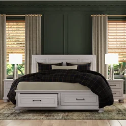 Hanover King Bed, Dresser, Mirror & Nightstand