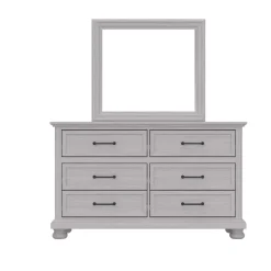 Hanover King Bed, Dresser, Mirror & Nightstand