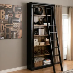 Heritage Bookcase with Ladder