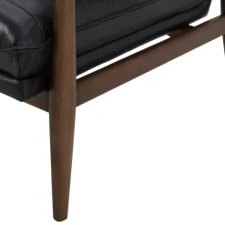 Holmes Leather Accent Chair