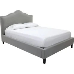 Jaime Gray Upholstered Bed