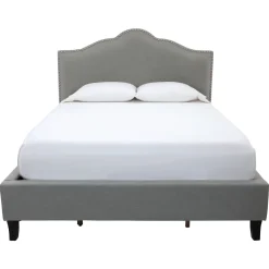 Jaime Gray Upholstered Bed