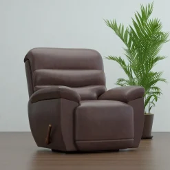 Joshua Leather Swivel Rocker Recliner