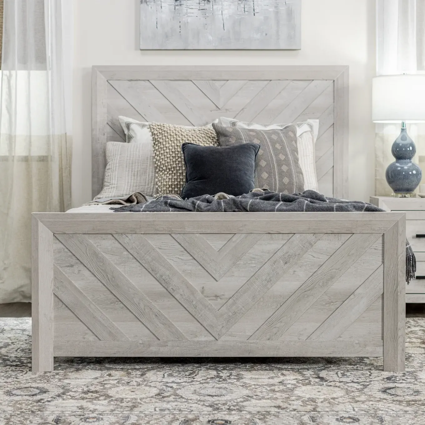 Kelcey White Bed