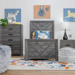 Kelcey Youth Bedroom-Gray
