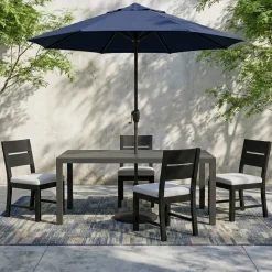 Laguna 5pc Dining Set: Table & 4 Side Chairs
