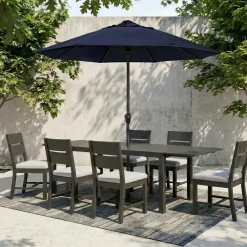 Laguna 7pc Dining Set: Table & 6 Side Chairs
