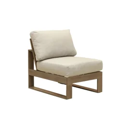 Lahaina Outdoor Seating Set 4pc Sectional: LAF Loveseat, RAF Loveseat, Corner & Armless Chair