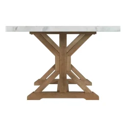 Lakeside Rectangular Marble Top Dining Table