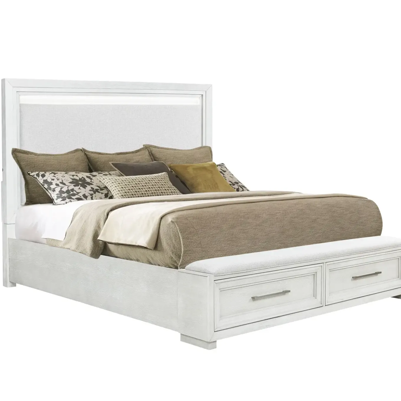 Laurel California King Bench Storage Bed