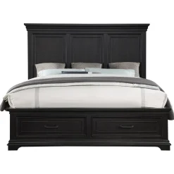 Legion Ebony Storage Bed