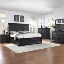Legion Ebony Storage Bedroom Set