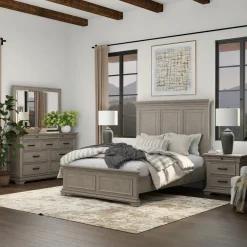 Legion Gray Panel Bedroom Set