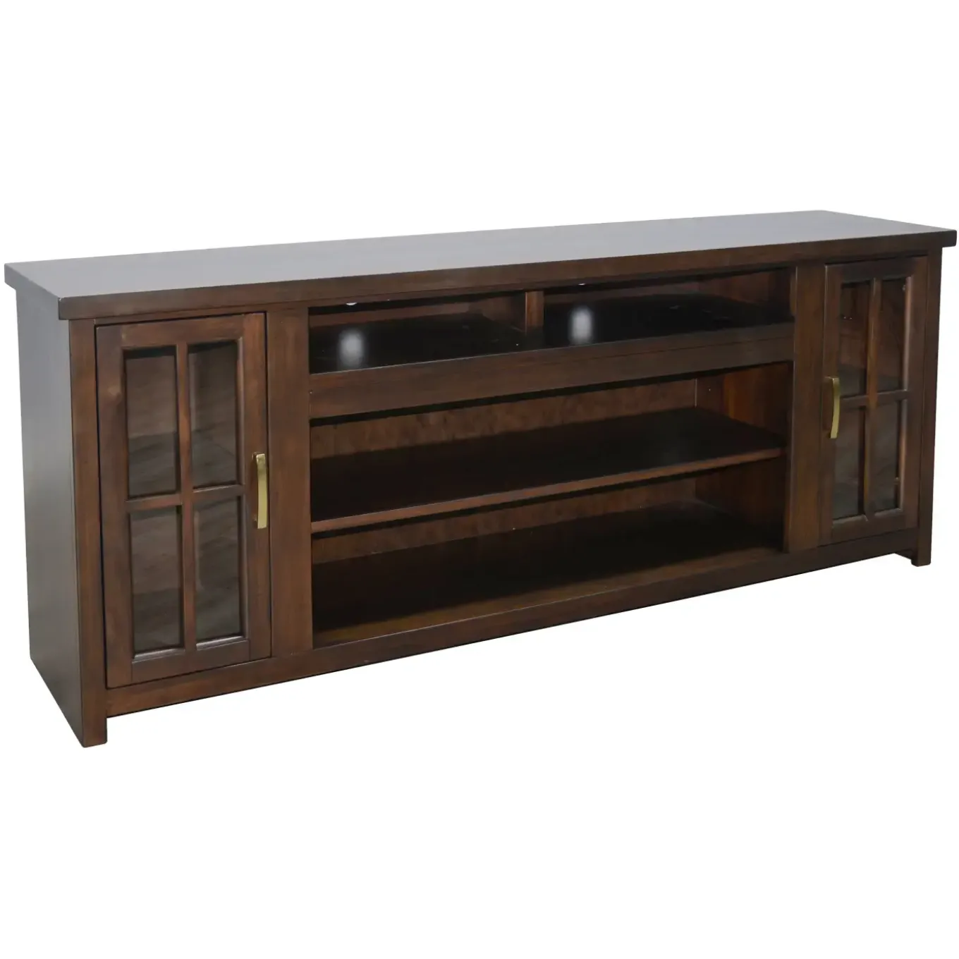 Levi Media Console & Log Fire Insert