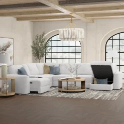 Luna 7pc Sectional with RAF Chaise