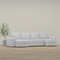 Luna 4pc Slide Double Chaise