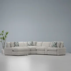 Lush 6pc Left Chaise Power Sectional