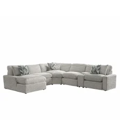 Lush 6pc Left Chaise Power Sectional