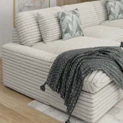 Lush 6pc Left Chaise Power Sectional