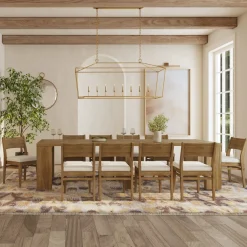 Madison Dining Set Sandbar Oak