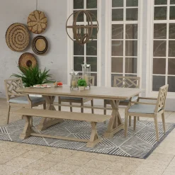 Maldives Outdoor Rectangular Dining Set