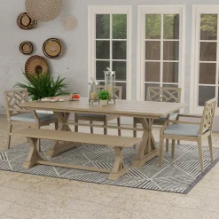 Maldives Outdoor Rectangular Dining Set