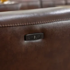 Malone Brown Reclining Living Room Set