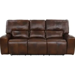 Malone Brown Reclining Living Room Set