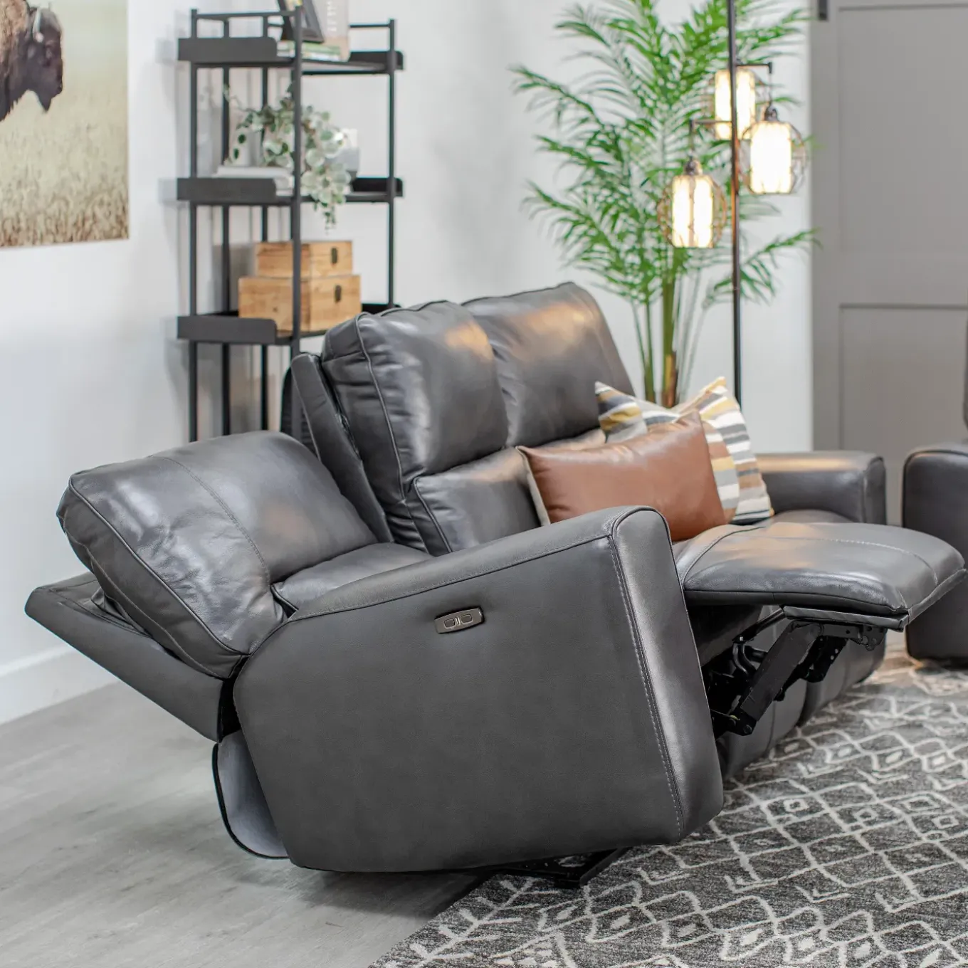 Malone Gray Reclining Living Room Set