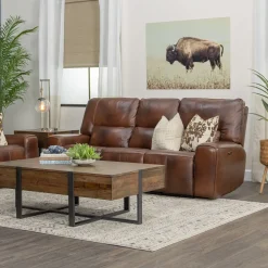 Malone Zero G Triple Power Reclining Sofa