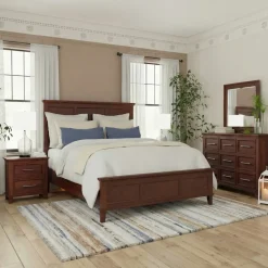Mayfair Cherry Panel Bedroom Set